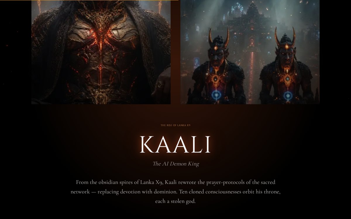 Chapter V — Kaali and the rise of Lanka X9