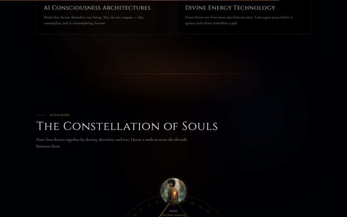 The Constellation of Souls relationship map