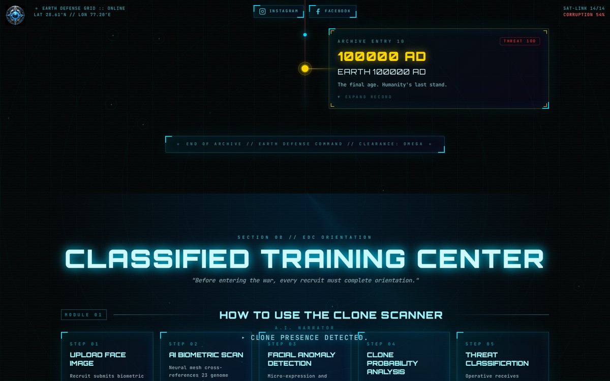 The classified training centre orientation section