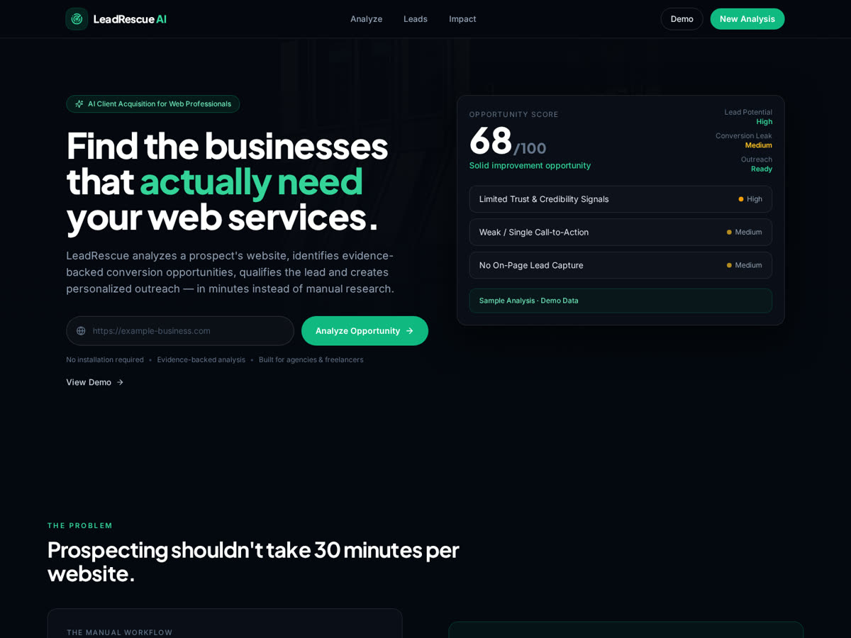 LEADRESCUE AI